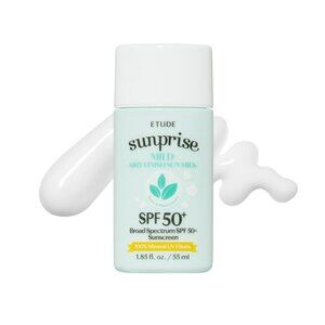 ETUDE Sunprise Sunscreen Mild Sun Milk SPF 50+ / PA++++ (55ml) | Sebum-free